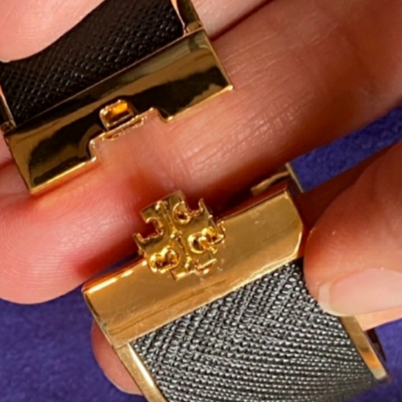 Tory Burch Black Statement Piece Cuff - Picture 9 of 15